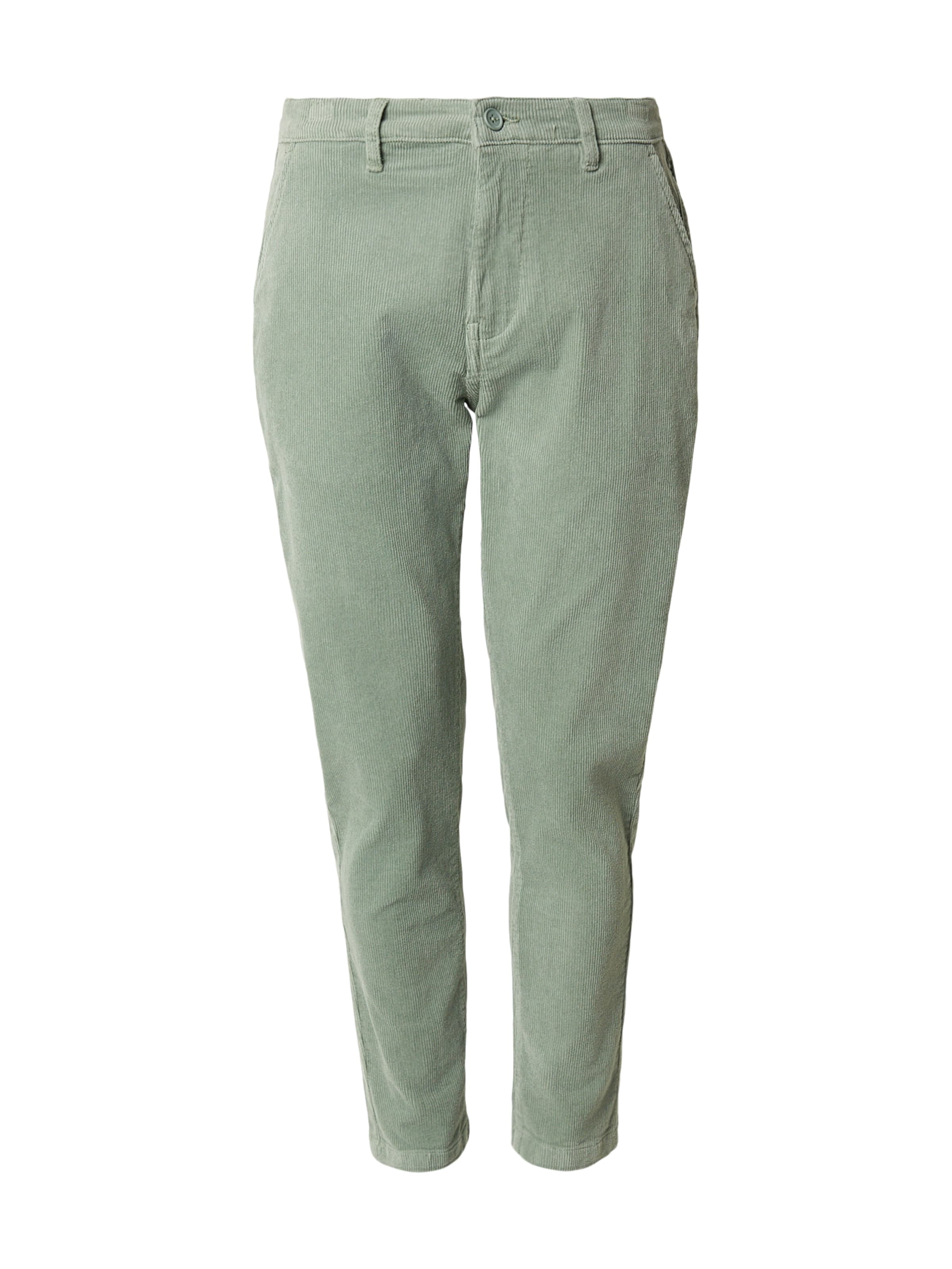Lindbergh Конический (Tapered) Брюки-чинос в Зеленый: спереди