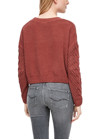 Pull-over QS en rouge