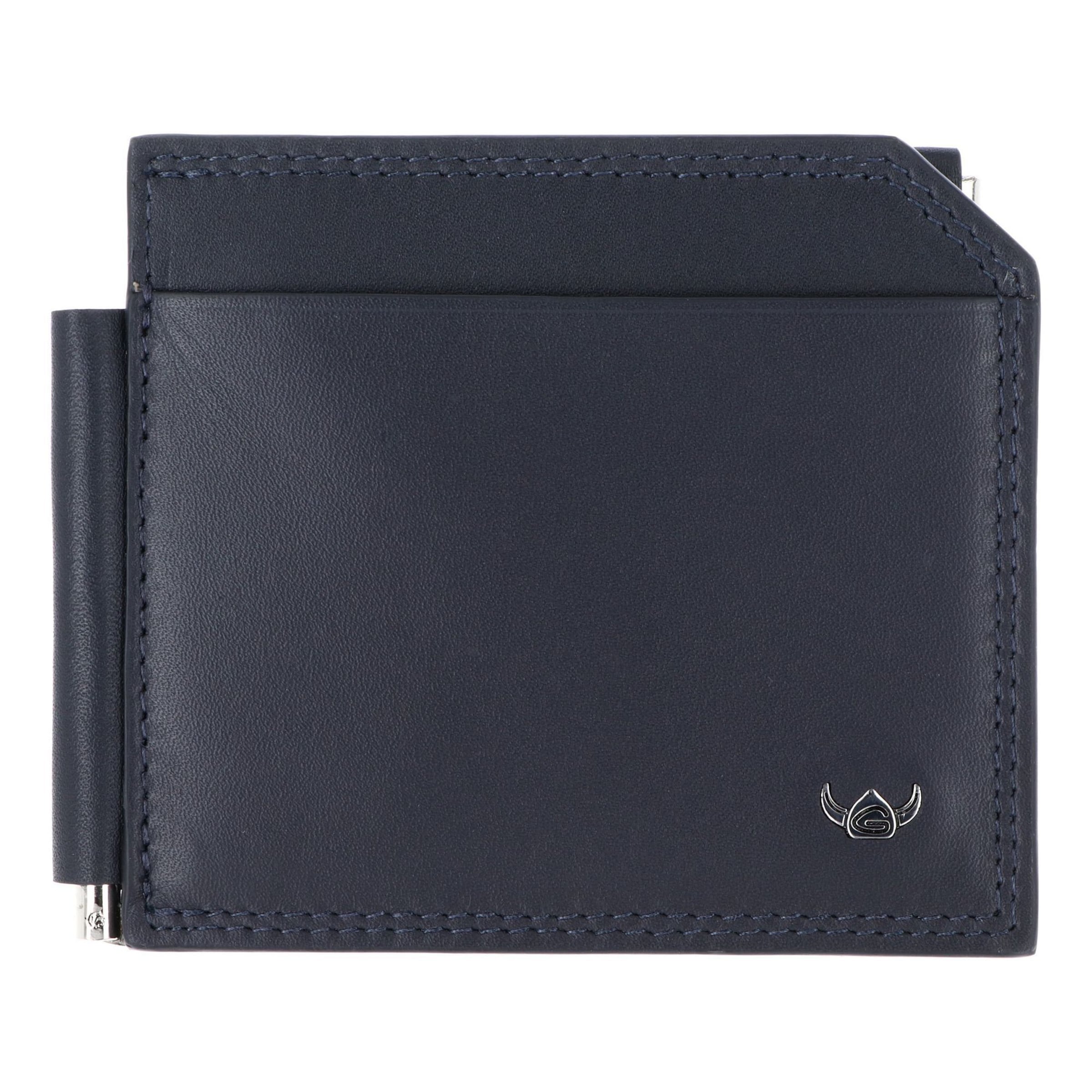 GOLDEN HEAD Portemonnee 'Polo' in Blauw: voorkant