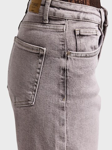 IT'S BASIC Regular Jeans 'Straight High Rise Jeans' in Beige