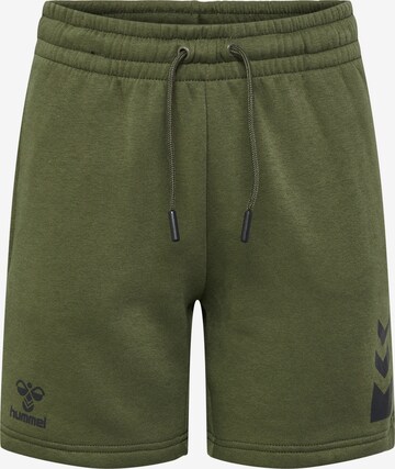 Hummel Regular Workout Pants 'ACTIVE' in Green: front