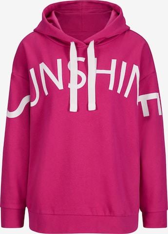 heine Sweatshirt in Pink: front