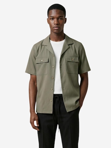 Regular fit Camicia di Gianni Lupo in verde