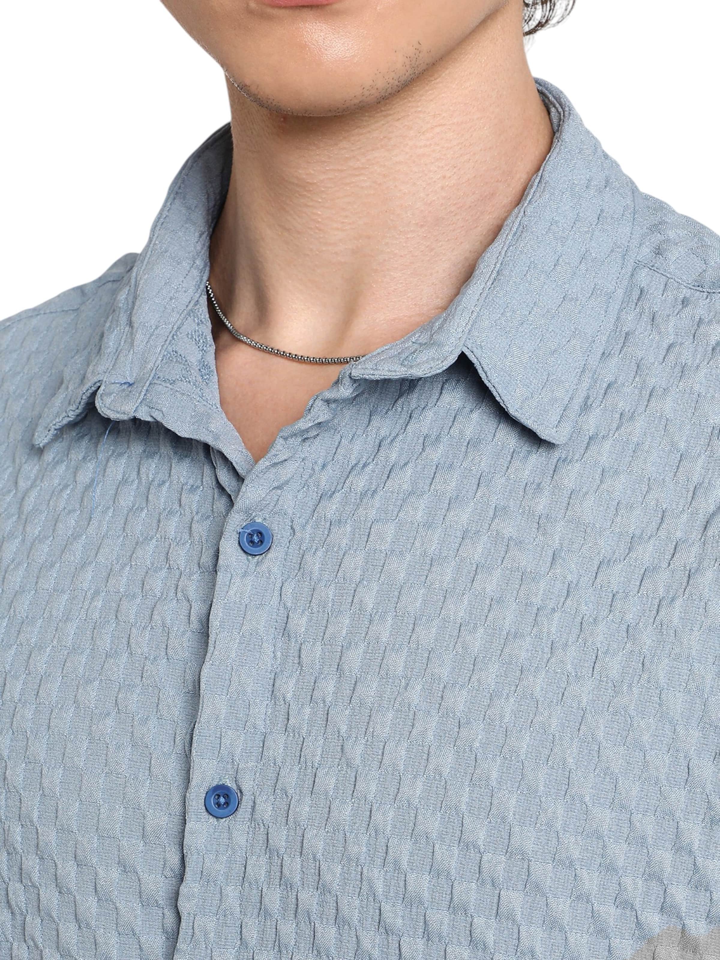 Campus Sutra Pohodlné nošení Košile 'Tess' – modrá