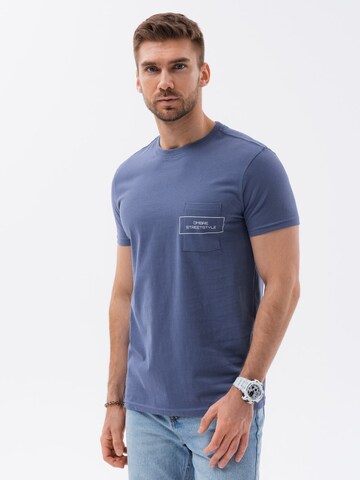 Ombre Shirt 'S1742' in Blauw: voorkant