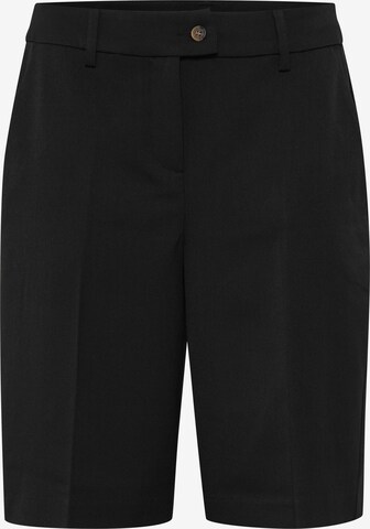 Fransa Slimfit Pantalon in Zwart: voorkant