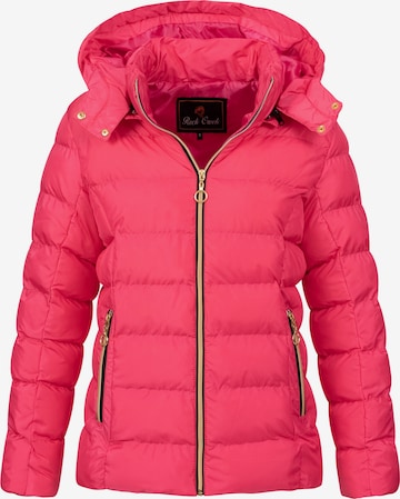 Rock Creek Winterjacke in Pink: predná strana