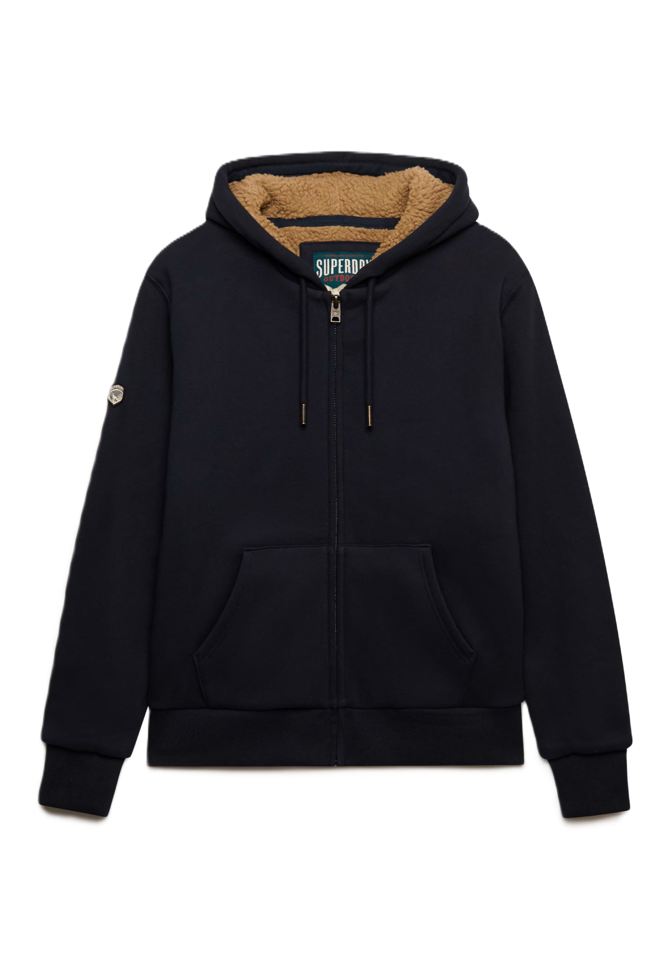 Superdry & Co Mikina – modrá: přední strana