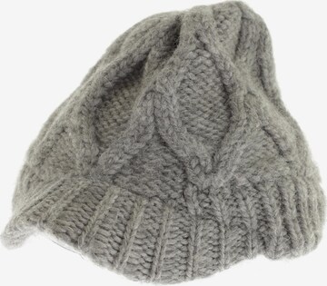 hessnatur Hat & Cap in One size in Grey: front