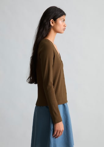 Marc O'Polo DENIM Gebreid vest in Bruin