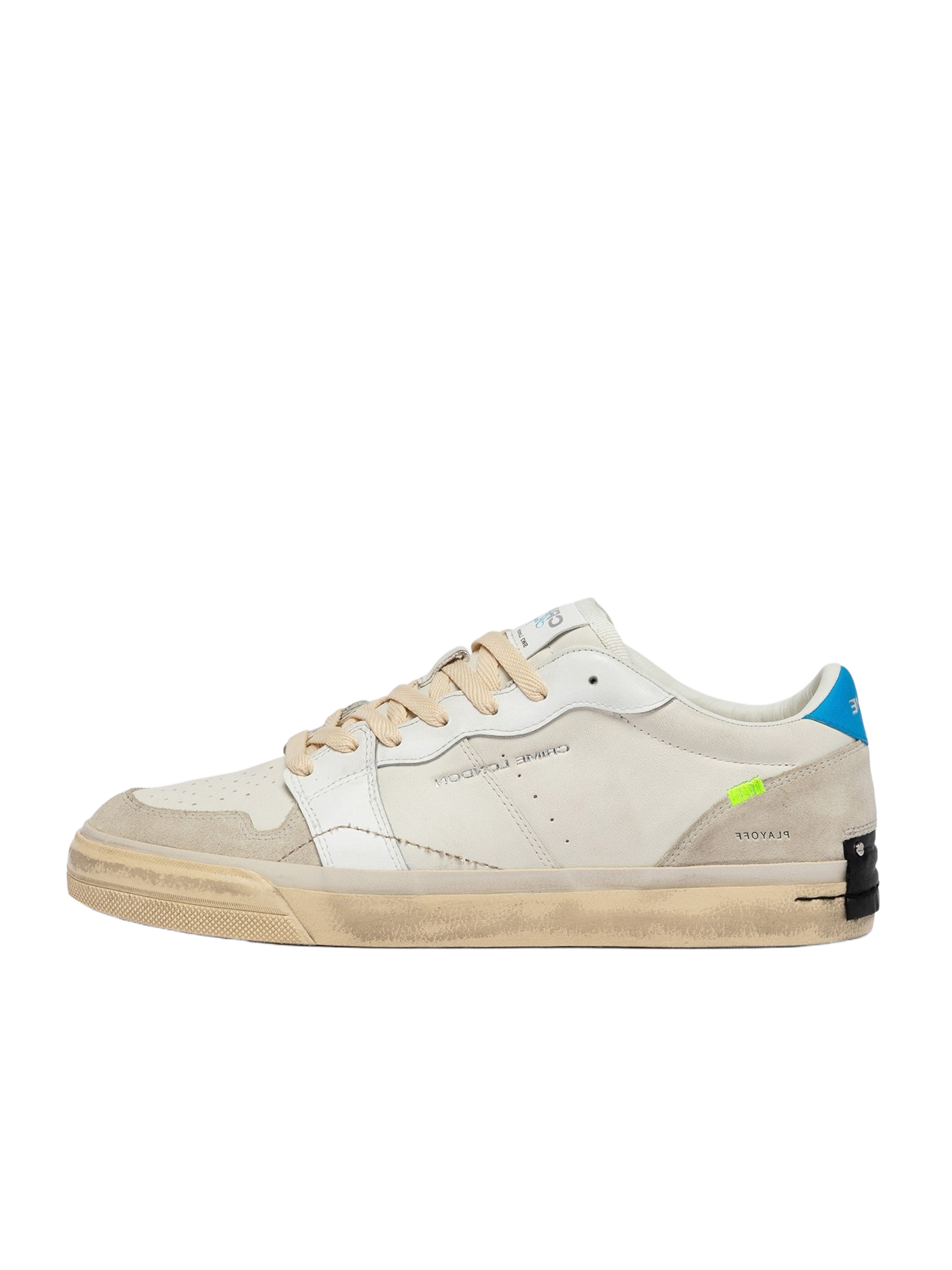 Crime London Sneakers laag in Wit: voorkant