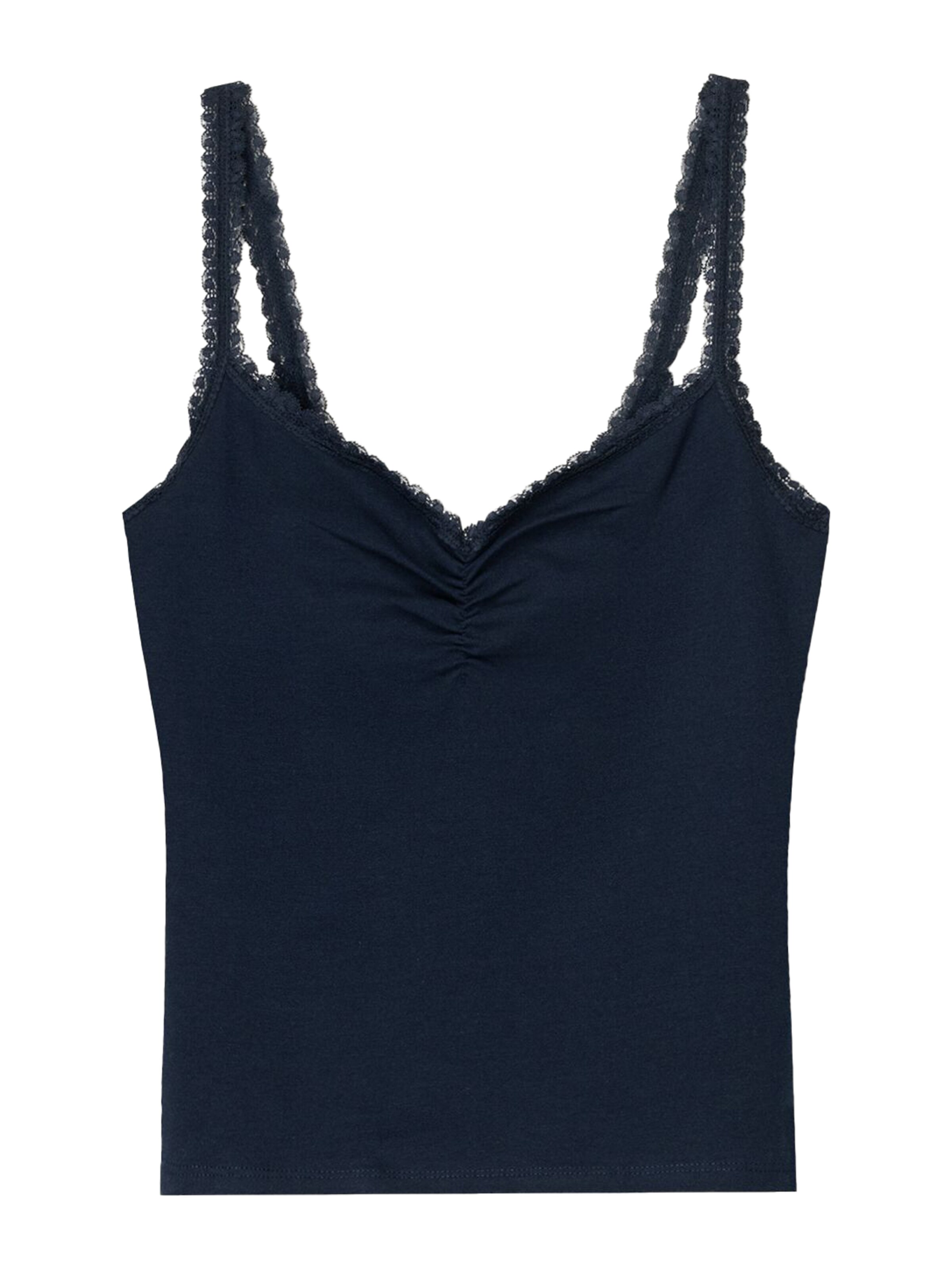 Bershka Top in Blue: front