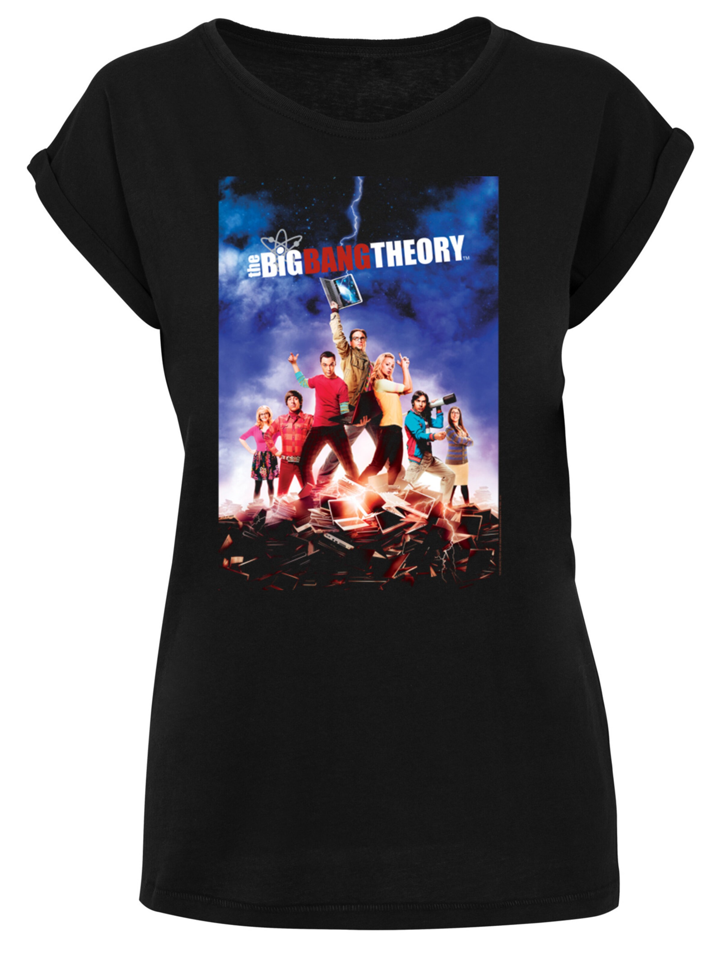 F4NT4STIC T-Shirt in Schwarz: Vorderseite