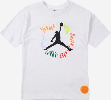 T-Shirt 'FUEL UP COOL DOWN LIQUID' Jordan en blanc : devant