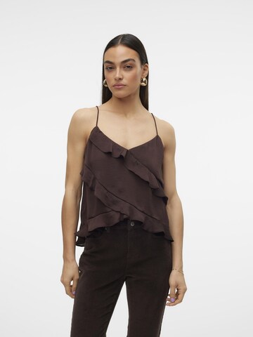 VERO MODA Top 'VMMaxine' in Bruin: voorkant