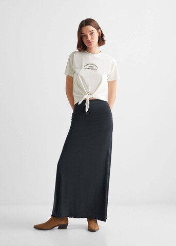 MANGO TEEN Skirt 'cuba' in Grey