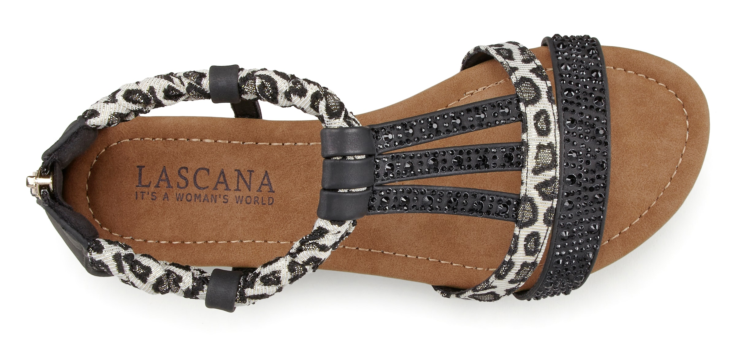 LASCANA - Sandalias en negro