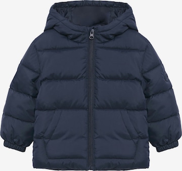 MANGO KIDS Winter Jacket 'Aldo' in Blue: front