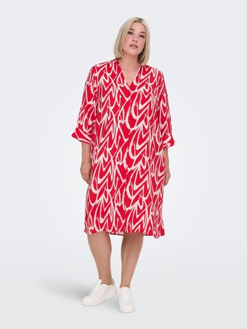 ONLY Carmakoma Jurk 'CAROlivera' in Rood