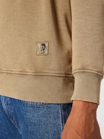 DIESEL Sweatshirt 'GIRK' in Braun