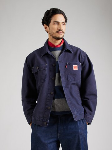 LEVI'S ® Kurtka przejściowa 'Sunrise Trucker' w kolorze niebieski: przód