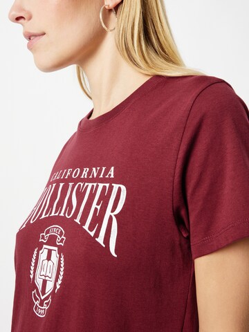 HOLLISTER - Camiseta en rojo