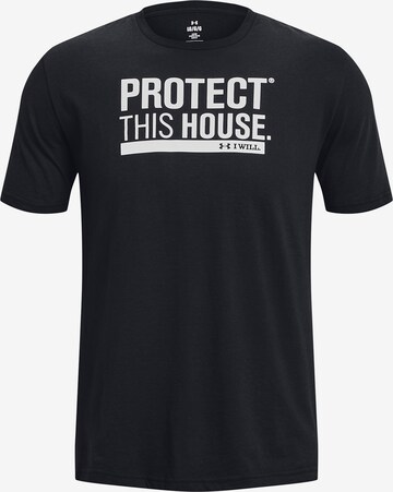 UNDER ARMOUR Performance Shirt in Black: front