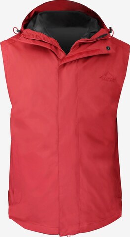 normani Sportbodywarmer 'Kolumbus' in Rood: voorkant