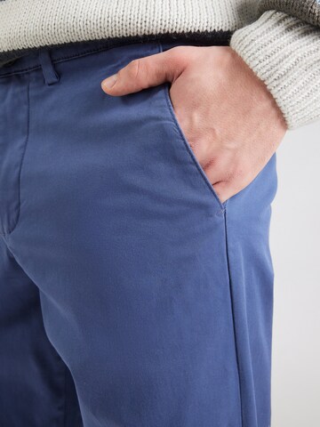 Coupe slim Pantalon chino 'SLHNew Miles' SELECTED en bleu