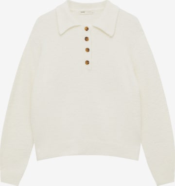 Pull-over Pull&Bear en beige : devant