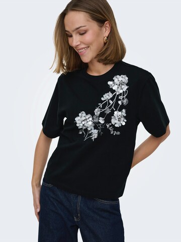 ONLY Μπλουζάκι 'ONLJULIANE' σε μαύρο