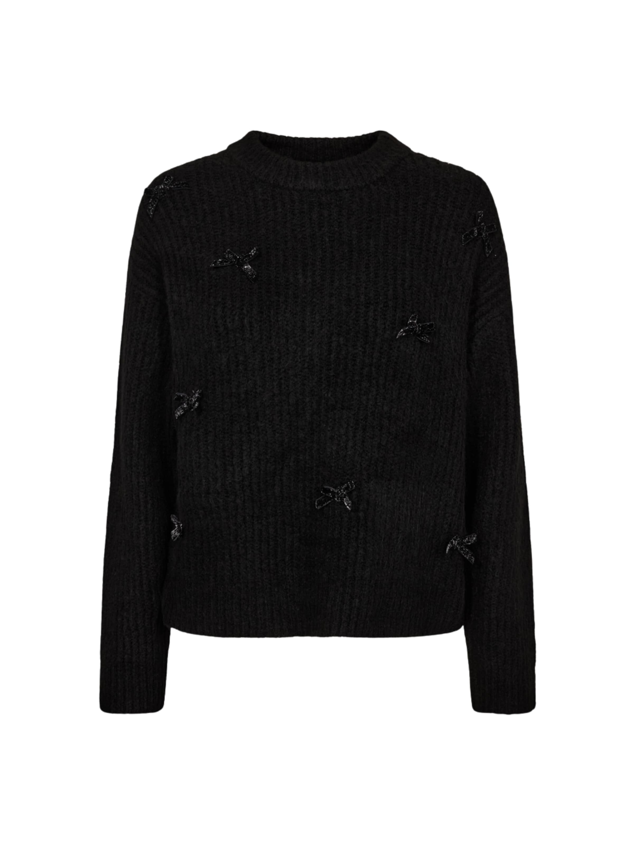 Pullover ' FRO ' di Liberte Essentiel in nero: frontale