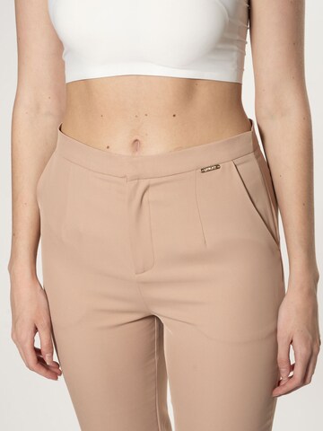 Influencer Slim fit Trousers in Beige