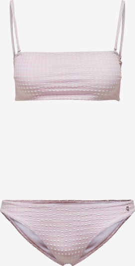ONLY Bikini 'Olli' en rose / blanc, Vue avec produit