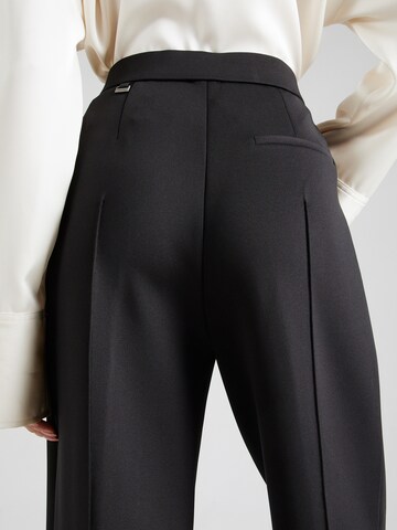 Calvin Klein Wide leg Pleated Pants in Black