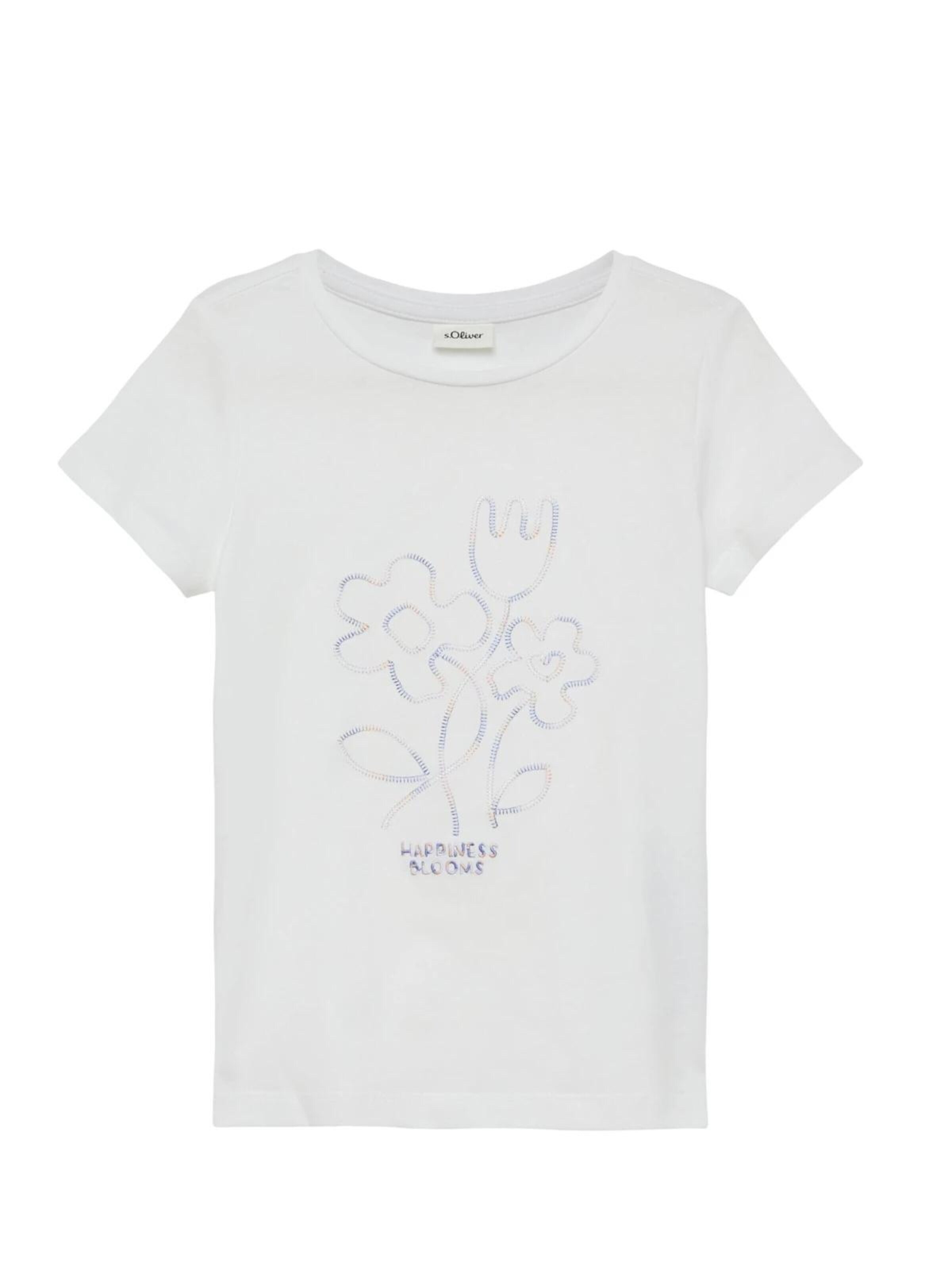 s.Oliver Shirt in Wit: voorkant
