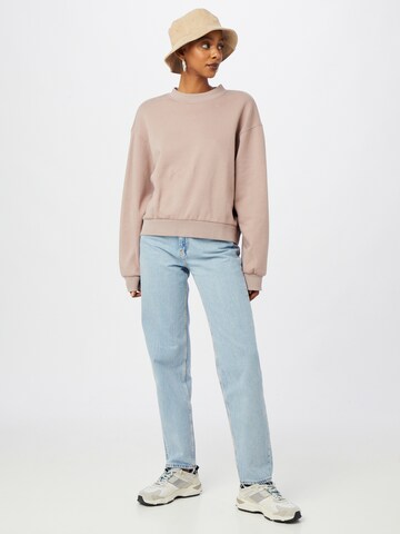 WEEKDAY Sweatshirt 'Amaze' in Beige