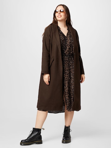 ONLY Carmakoma Between-Seasons Coat 'Emma' in Brown