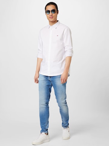 TOMMY HILFIGER - Ajuste regular Camisa en blanco