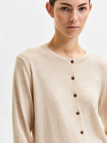 Cardigan 'Lydia' SELECTED FEMME en beige