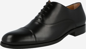 BOSS Casual Lace-Up Shoes 'Hunton' in Black: front