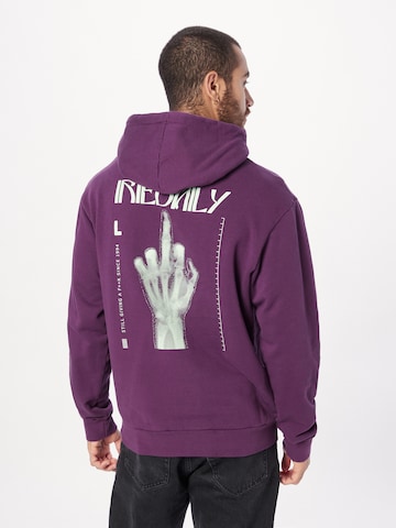 Iriedaily Sweatshirt 'Rayfinger' in Purple