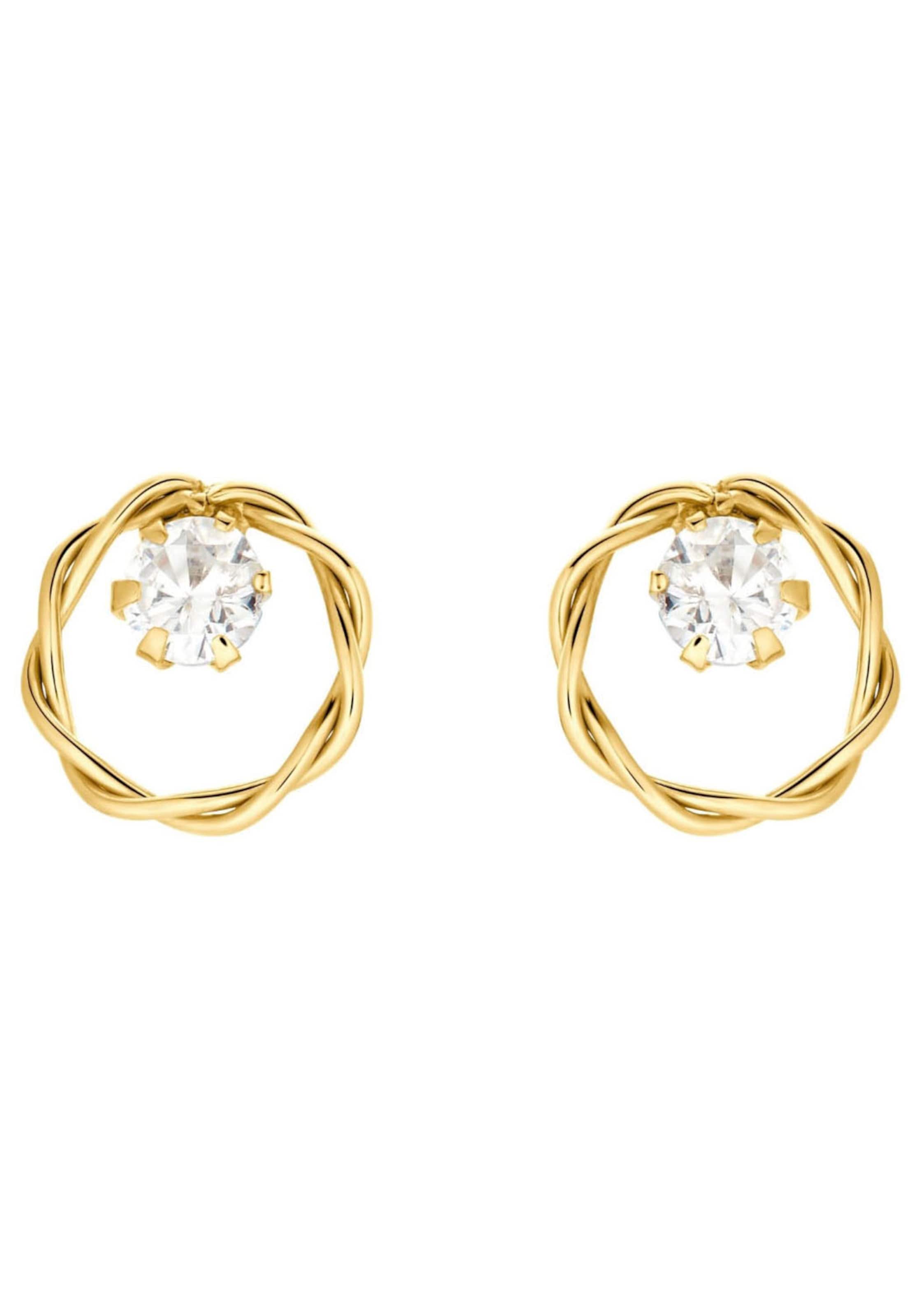 AMOR Earrings in Gold: front