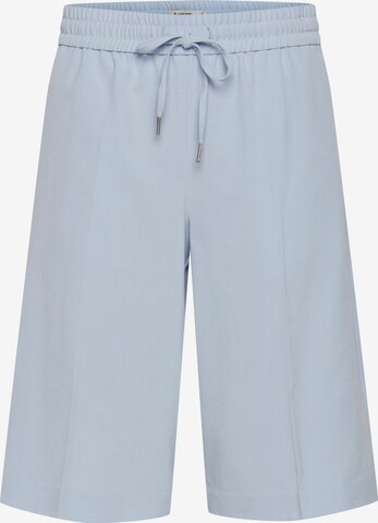 b.young Pleat-Front Pants 'DANTA' in Blue: front