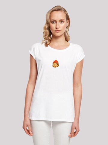 T-shirt 'Pinocchio No Strings Attached' F4NT4STIC en blanc : devant