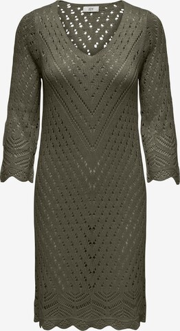 JDY Knitted dress 'SUN' in Green: front