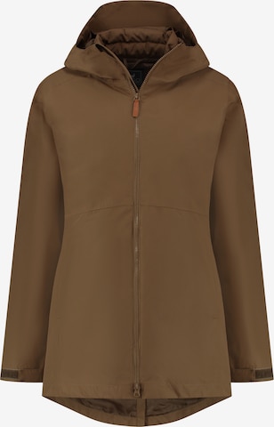 MGO Winterparka 'Lizzy' in Bruin: voorkant