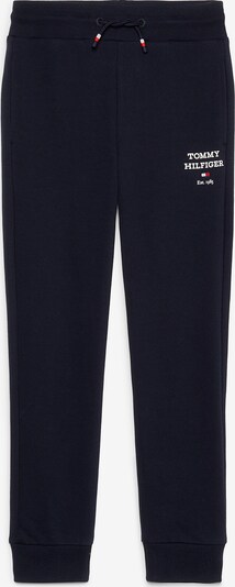 TOMMY HILFIGER Broek in de kleur Navy / Knalrood / Wit, Productweergave