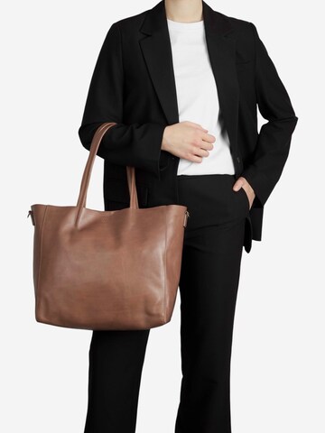 MARKBERG Shopper 'ReeseMBG' in Brown: front