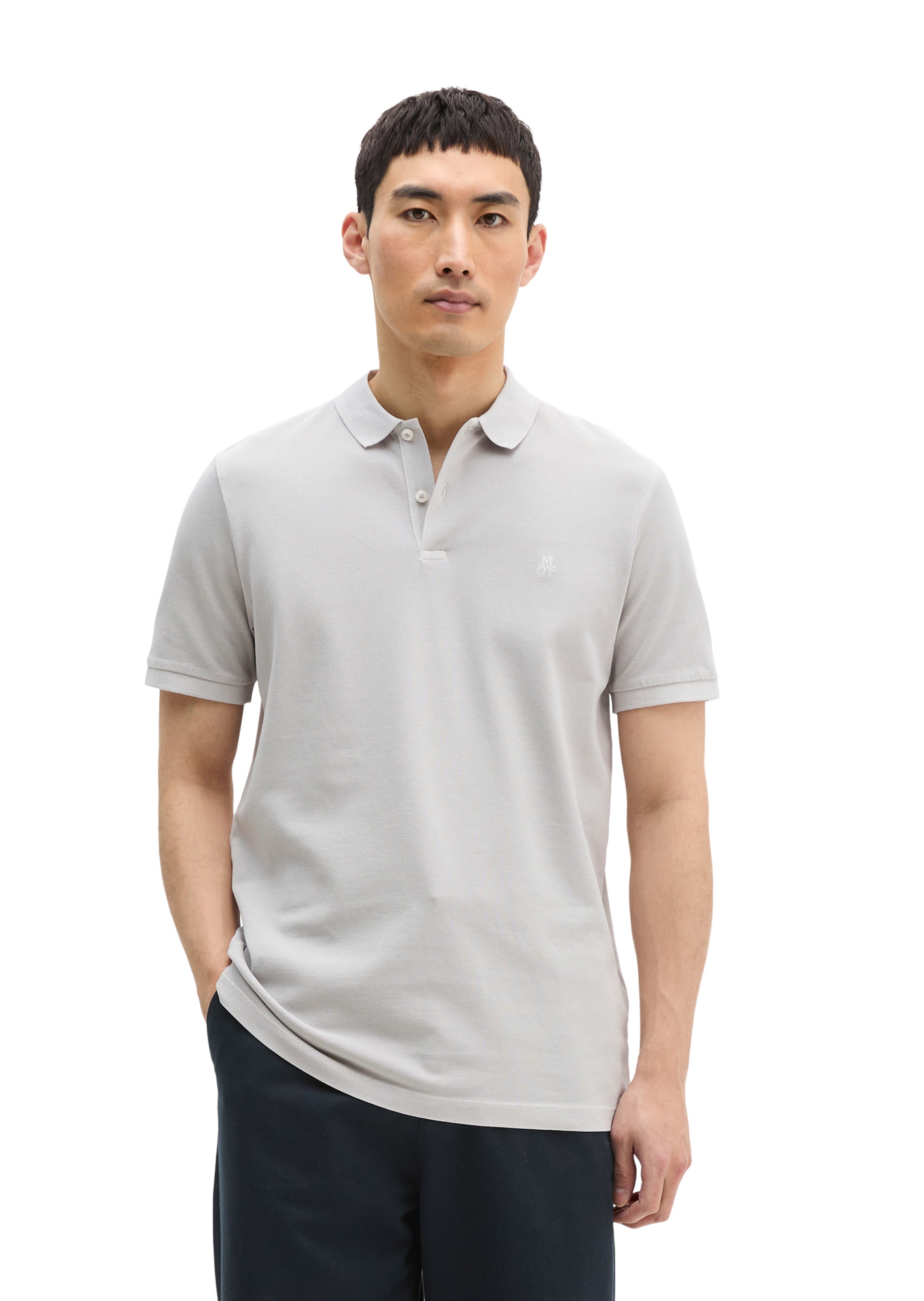 Marc O'Polo Shirt in Grey: front